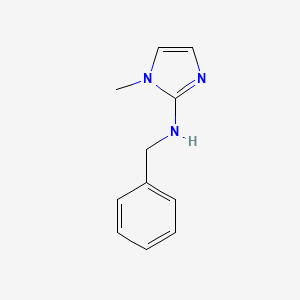 molecular formula C11H13N3 B12348276 N-Benzyl-1-methyl-1H-imidazol-2-amine 