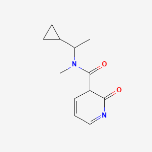 N-(1-cyclopropylethyl)-N-methyl-2-oxo-3H-pyridine-3-carboxamide