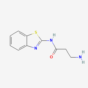 N-1,3-benzothiazol-2-yl-beta-alaninamide