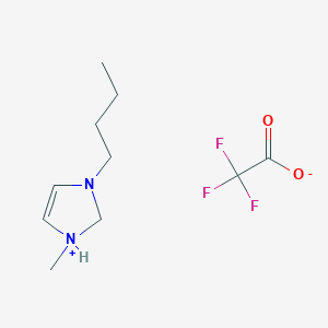 3-butyl-1-methyl-1,2-dihydroimidazol-1-ium;2,2,2-trifluoroacetate