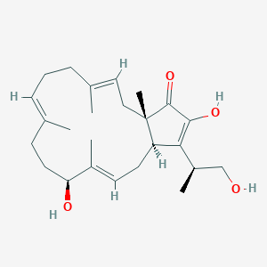 molecular formula C25H38O4 B1234833 Terpestacin 