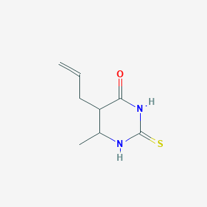 6-Methyl-5-prop-2-enyl-2-sulfanylidene-1,3-diazinan-4-one