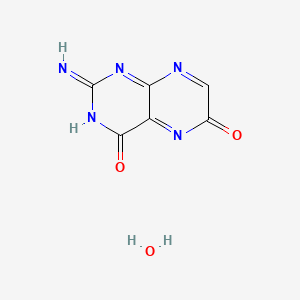 2-Iminopteridine-4,6-dione;hydrate