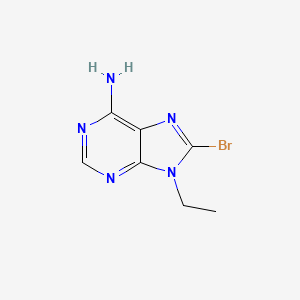 molecular formula C7H8BrN5 B1234844 8-Bromo-9-ethyladenine 