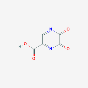 molecular formula C5H2N2O4 B12348466 5,6-Dioxopyrazine-2-carboxylic acid 