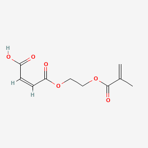 molecular formula C10H12O6 B1234847 mono-2-(Methacryloyloxy)ethyl maleate CAS No. 51978-15-5