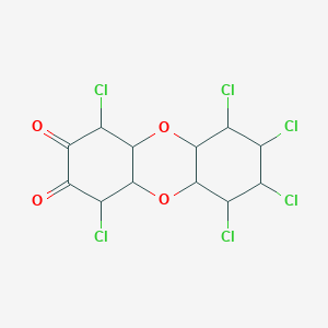 1,4,6,7,8,9-Hexachloro-1,4,4a,5a,6,7,8,9,9a,10a-decahydrodibenzo-p-dioxin-2,3-dione