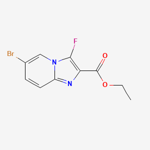 Ethyl 6-bromo-3-fluoroimidazo[1,2-a]pyridine-2-carboxylate