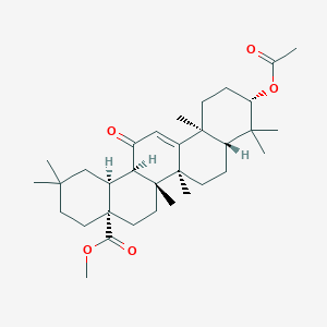 molecular formula C33H50O5 B12348534 Acetyl methyl epithelanthate CAS No. 65023-20-3