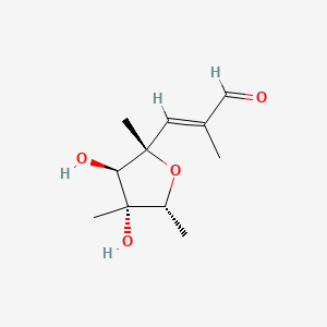 molecular formula C11H18O4 B1234855 Citreoviral CAS No. 94120-02-2