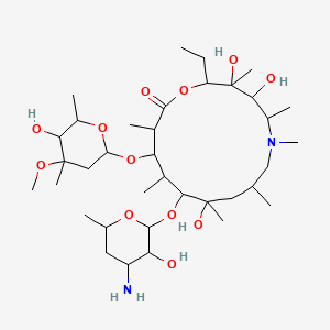 molecular formula C36H68N2O12 B12348562 N',N'-Di(desmethyl) Azithromycin 