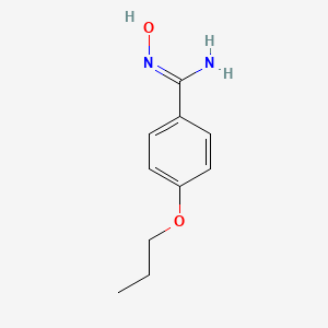 molecular formula C10H14N2O2 B12348602 (Z)-N'-hydroxy-4-propoxybenzene-1-carboximidamide 