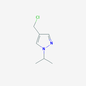 molecular formula C7H11ClN2 B12348607 4-(chloromethyl)-1-(propan-2-yl)-1H-pyrazole 