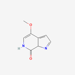 molecular formula C8H8N2O2 B12348626 4-Methoxy-6,7a-dihydropyrrolo[2,3-c]pyridin-7-one 