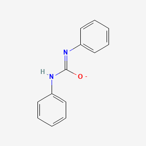 molecular formula C13H11N2O- B12348638 N,N'-diphenylcarbamimidate 