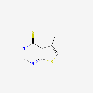 Thieno[2,3-d]pyrimidine-4(3H)-thione, 5,6-dimethyl-