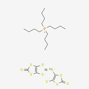 nickel(3+);2-sulfanylidene-1,3-dithiole-4,5-dithiolate;tetrabutylphosphanium