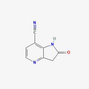 2-Oxo-1,3-dihydropyrrolo[3,2-b]pyridine-7-carbonitrile