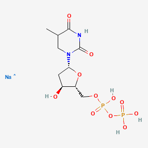 molecular formula C10H18N2NaO11P2 B12348741 CID 156589127 