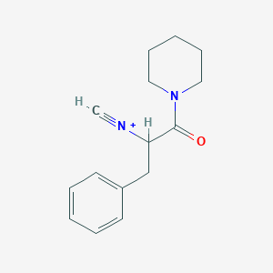 molecular formula C15H19N2O+ B12348750 N-[1-Oxo-3-phenyl-1-(piperidin-1-yl)propan-2-yl]carbonitrile 