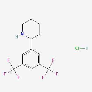 2-[3,5-Bis(trifluoromethyl)phenyl]piperidine hydrochloride