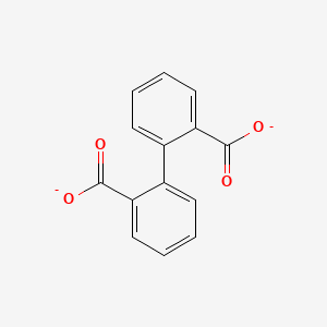 molecular formula C14H8O4-2 B1234885 2,2'-Biphenyldicarboxylate 