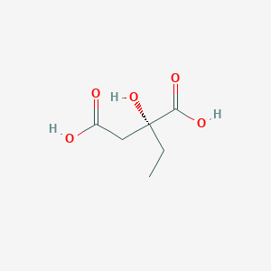 molecular formula C6H10O5 B1234891 (R)-2-ethylmalic acid CAS No. 873073-25-7
