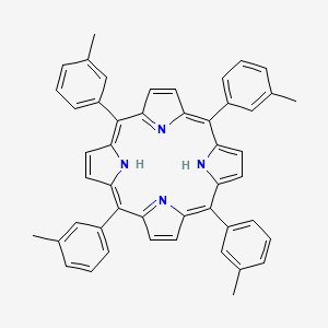 molecular formula C48H38N4 B12348912 meso-Tetra(3-methylphenyl) porphine 