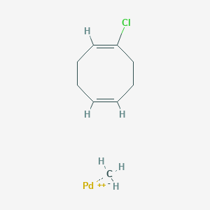 carbanide;(1E,5Z)-1-chlorocycloocta-1,5-diene;palladium(2+)