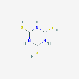 molecular formula C3H9N3S3 B12348936 1,3,5-Triazinane-2,4,6-trithiol 