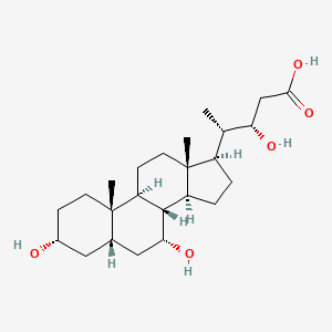 molecular formula C24H40O5 B1234900 Haemulcholic acid 