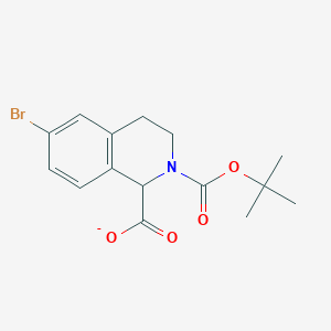 1,2(1H)-Isoquinolinedicarboxylic acid, 6-bromo-3,4-dihydro-, 2-(1,1-dimethylethyl) ester