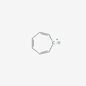 molecular formula C7H7+ B1234903 Tropylium CAS No. 4118-59-6