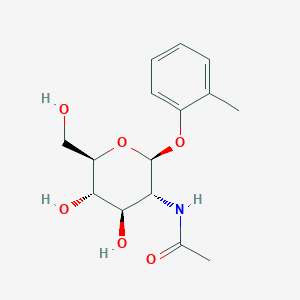 molecular formula C15H21NO6 B12349051 2-Methylphenyl 2-acetamido-2-deoxy-beta-D-glucopyranoside CAS No. 263746-45-8