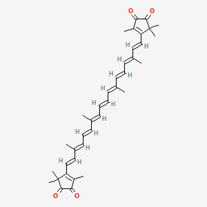 molecular formula C38H44O4 B1234907 紫红素 CAS No. 22453-06-1