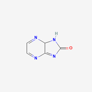 molecular formula C5H4N4O B12349074 1,7a-Dihydroimidazo[4,5-b]pyrazin-2-one 