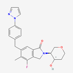 molecular formula C24H23FN3O3 B12349119 CID 156588606 