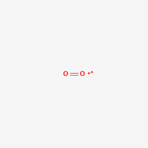 molecular formula HO2+ B1234914 Dioxidanyliumyl CAS No. 12185-07-8