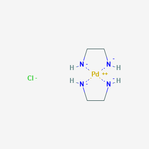 2-azanidylethylazanide;palladium(2+);chloride