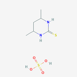 4,6-Dimethyl-2-thioxo-(1H)-pyrimidinediylium sulphate