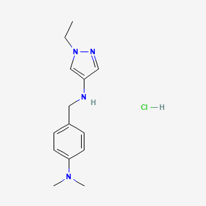 N-[4-(Dimethylamino)benzyl]-1-ethyl-1H-pyrazol-4-amine