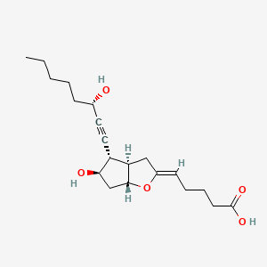 molecular formula C20H30O5 B1234925 13,14-Dehydroprostaglandin X CAS No. 74853-73-9