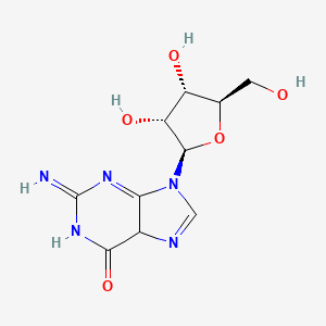 9-[(2R,3R,4S,5R)-3,4-dihydroxy-5-(hydroxymethyl)oxolan-2-yl]-2-imino-5H-purin-6-one