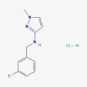 N-(3-Fluorobenzyl)-1-methyl-1H-pyrazol-3-amine