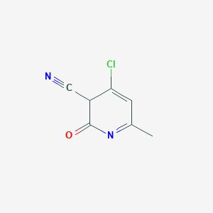 4-chloro-6-methyl-2-oxo-3H-pyridine-3-carbonitrile