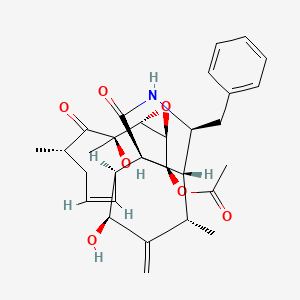 molecular formula C30H37NO7 B12349313 Epoxycytochalasin D, 19,20- 