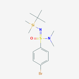 4-Bromo-n-(tert-butyldimethylsilyl)-n,n-dimethylbenzene-1-sulfonoimidamide