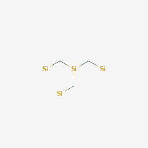 molecular formula C3H6Si4 B12349359 Silane, tris(silylmethyl)- 