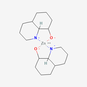 molecular formula C18H30N2O2Zn-2 B12349373 zinc;3,4,4a,5,6,7,8,8a-octahydro-2H-quinolin-1-id-8-olate 