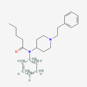 N-phenyl-13C6-N-[1-(2-phenylethyl)-4-piperidinyl]-pentanamide